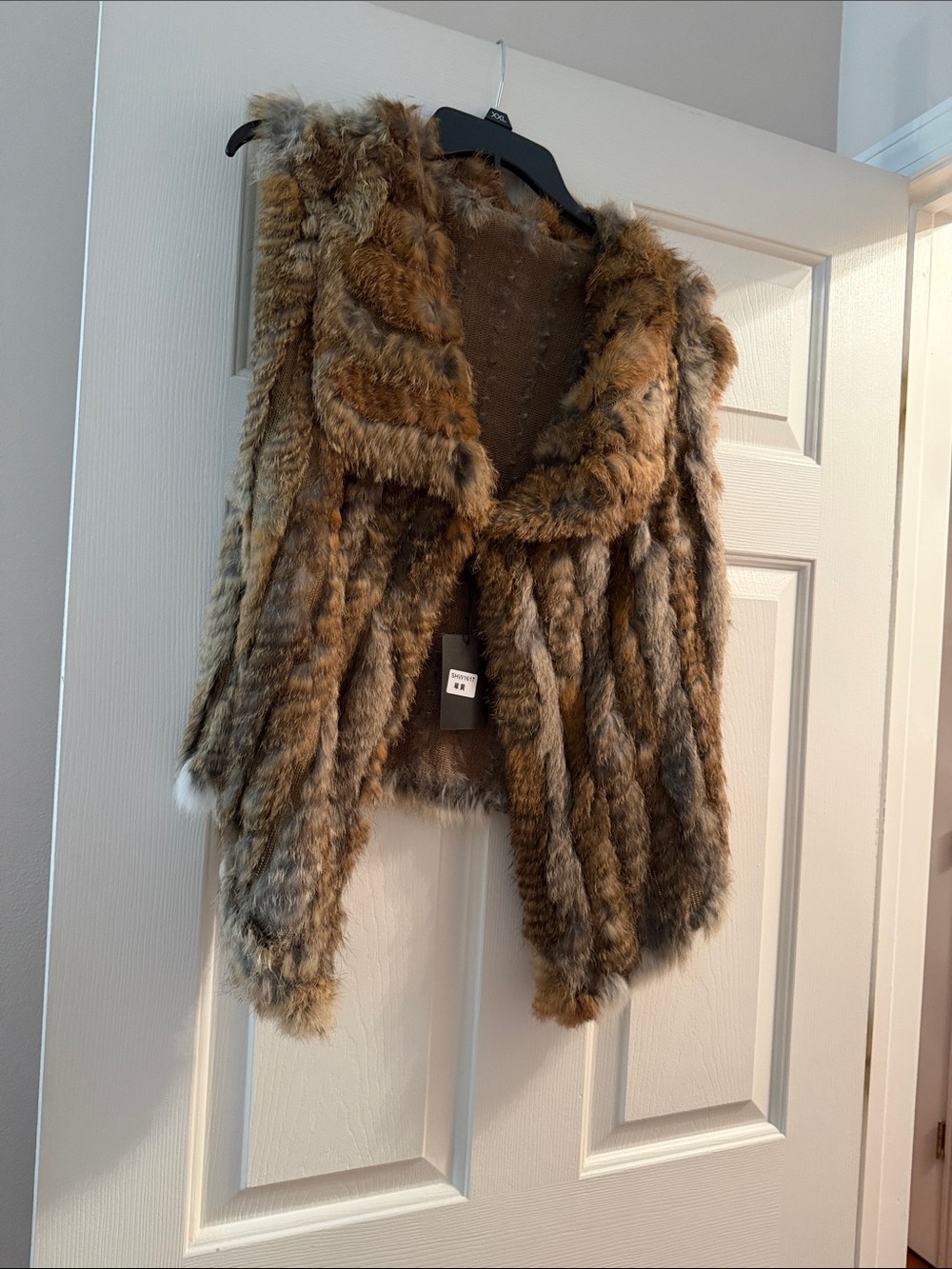 Faux Fur Brown Vest - Women's Cozy Layer